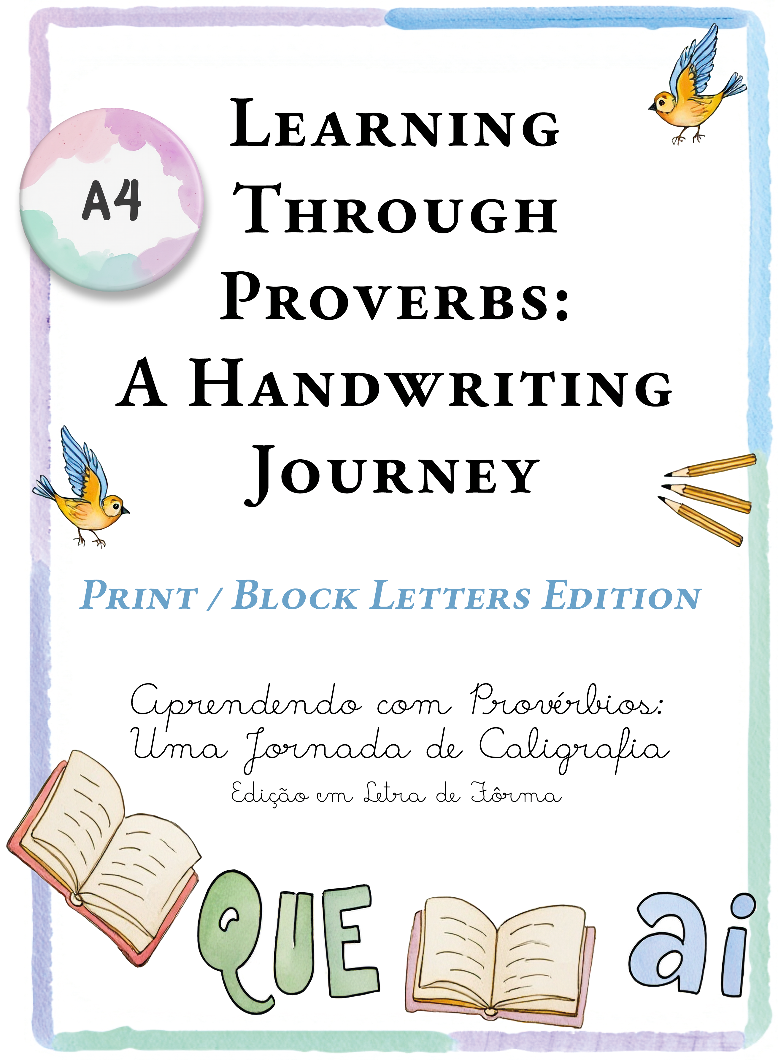 Learning Through Proverbs: A Handwriting Journey (Print – A4)
